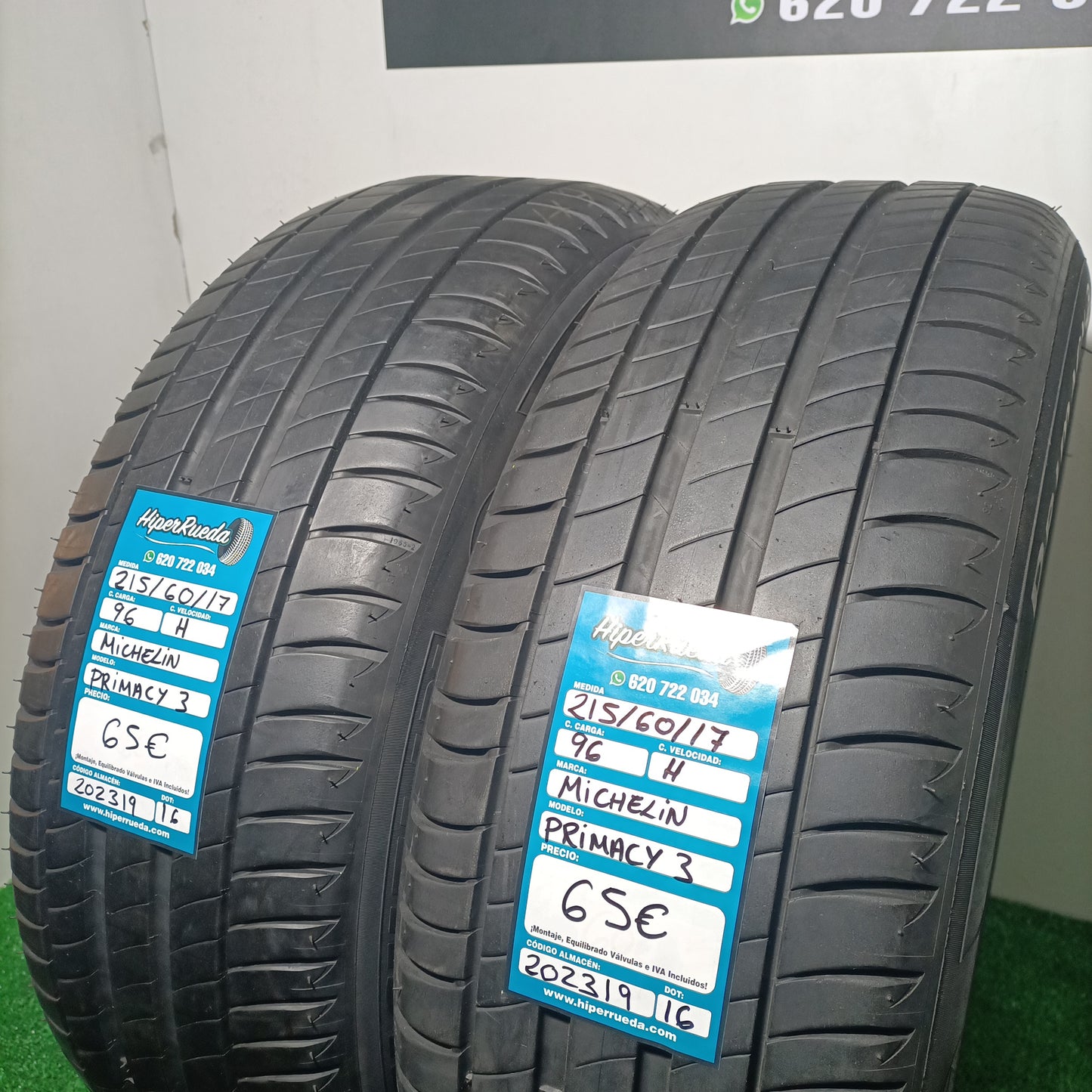 215 60 17 96H MICHELIN PRIMACY 3