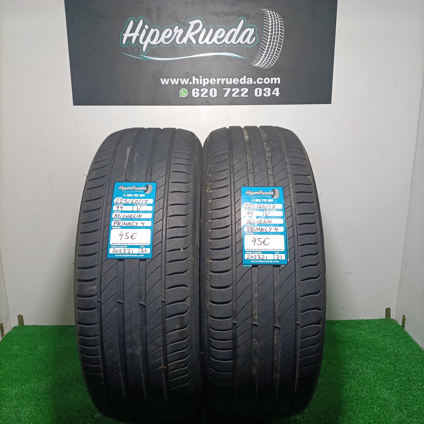 225 60 17 99V MICHELIN PRIMACY 4