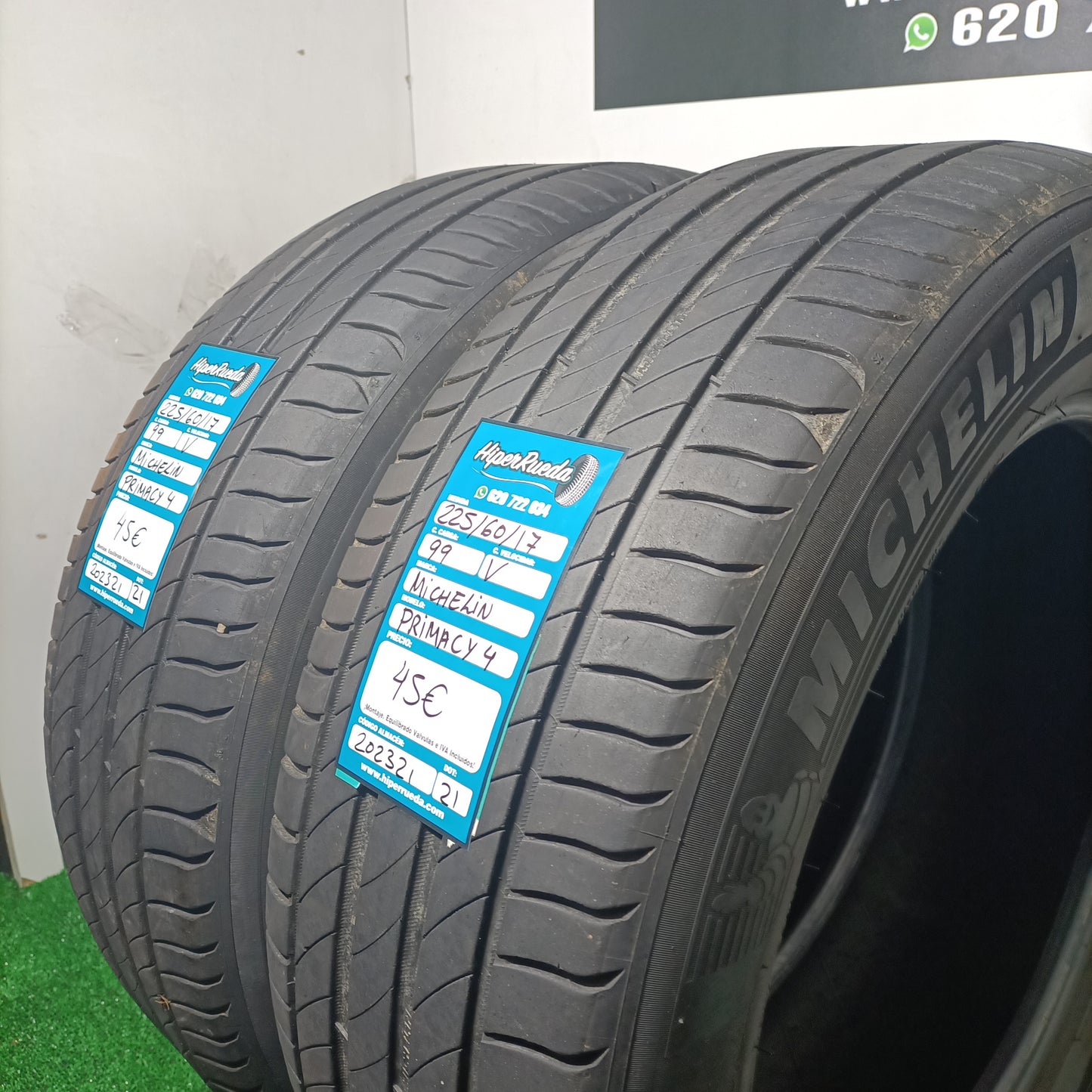 225 60 17 99V MICHELIN PRIMACY 4