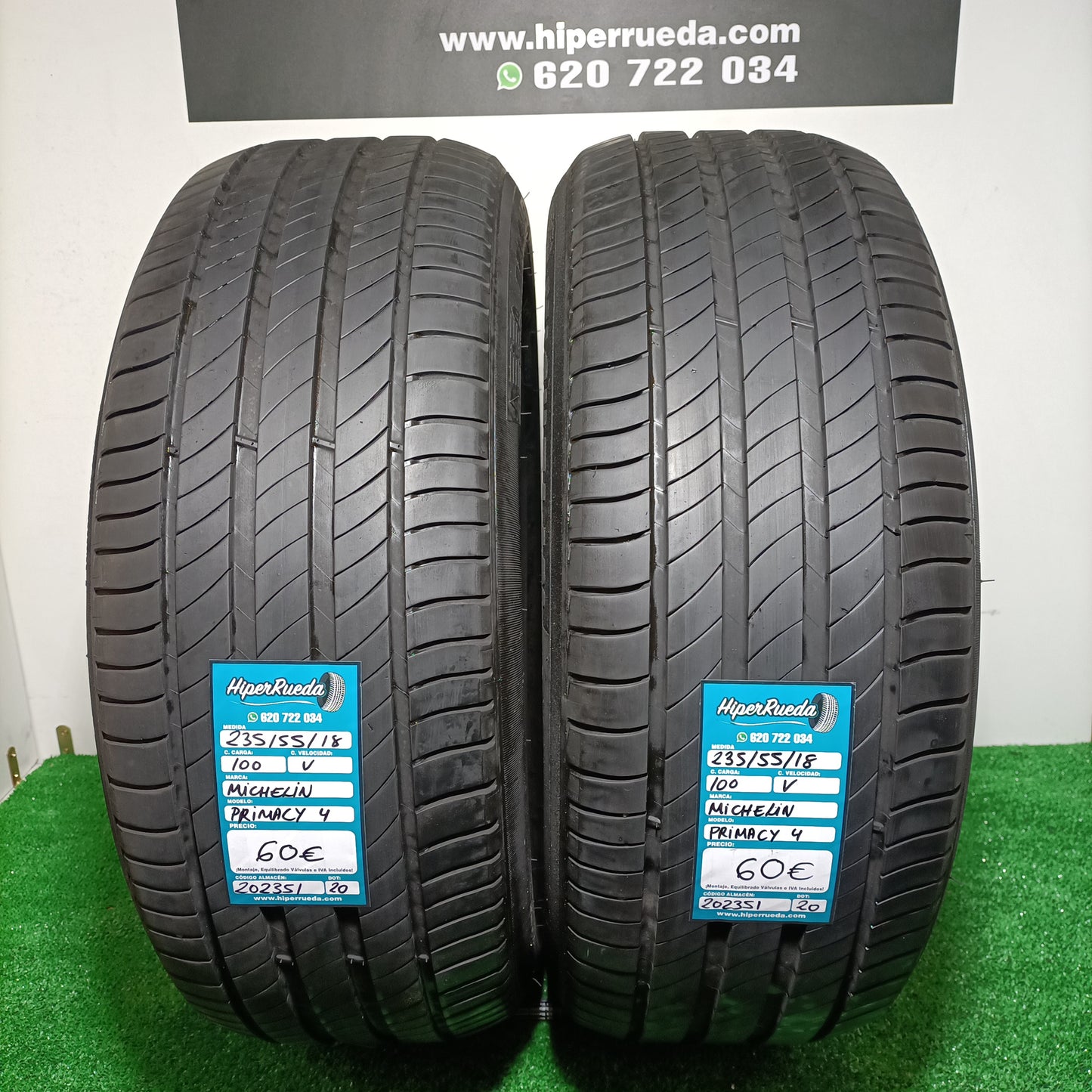 235 55 18 100V MICHELIN PRIMACY 4