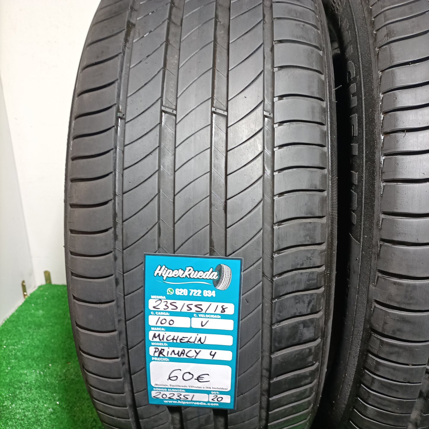 235 55 18 100V MICHELIN PRIMACY 4