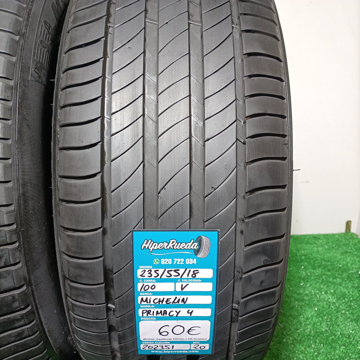 235 55 18 100V MICHELIN PRIMACY 4