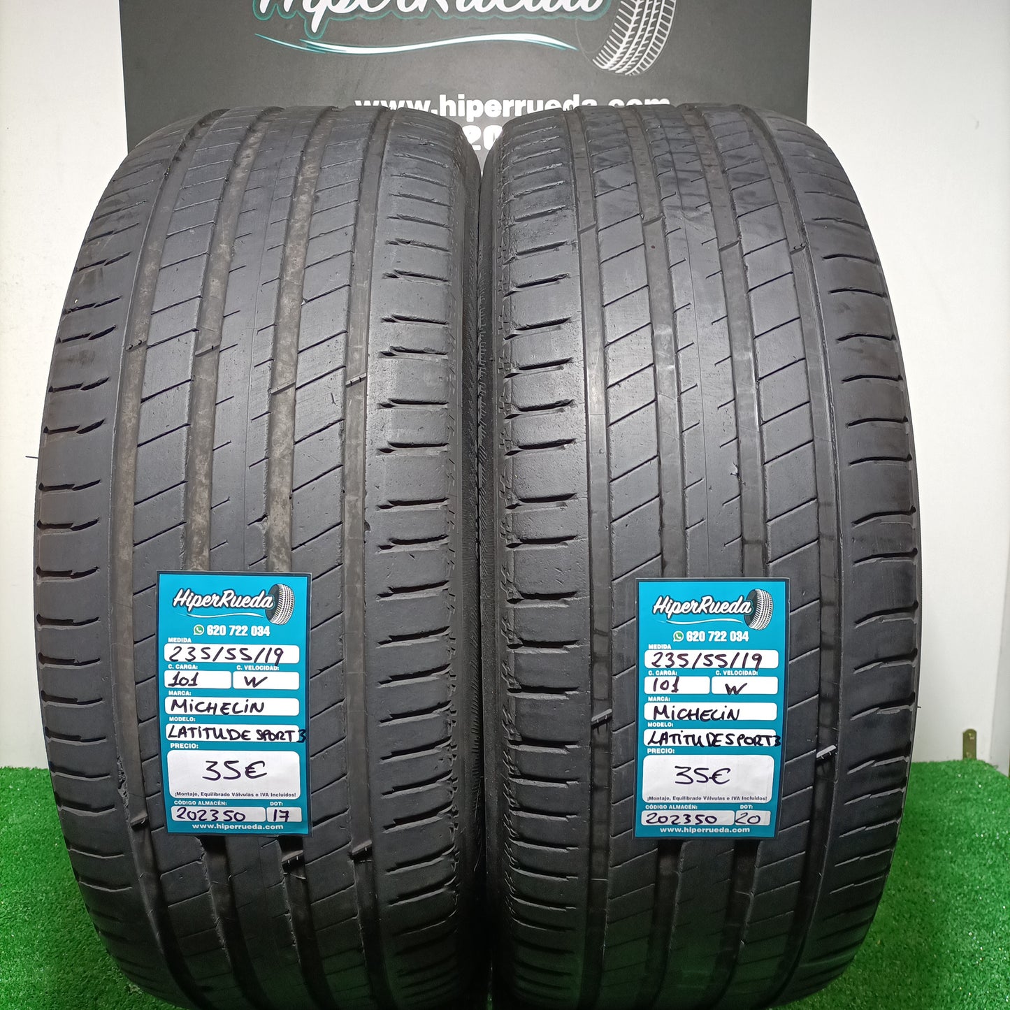 235 55 19 101W MICHELIN LATITUDE SPORT 3