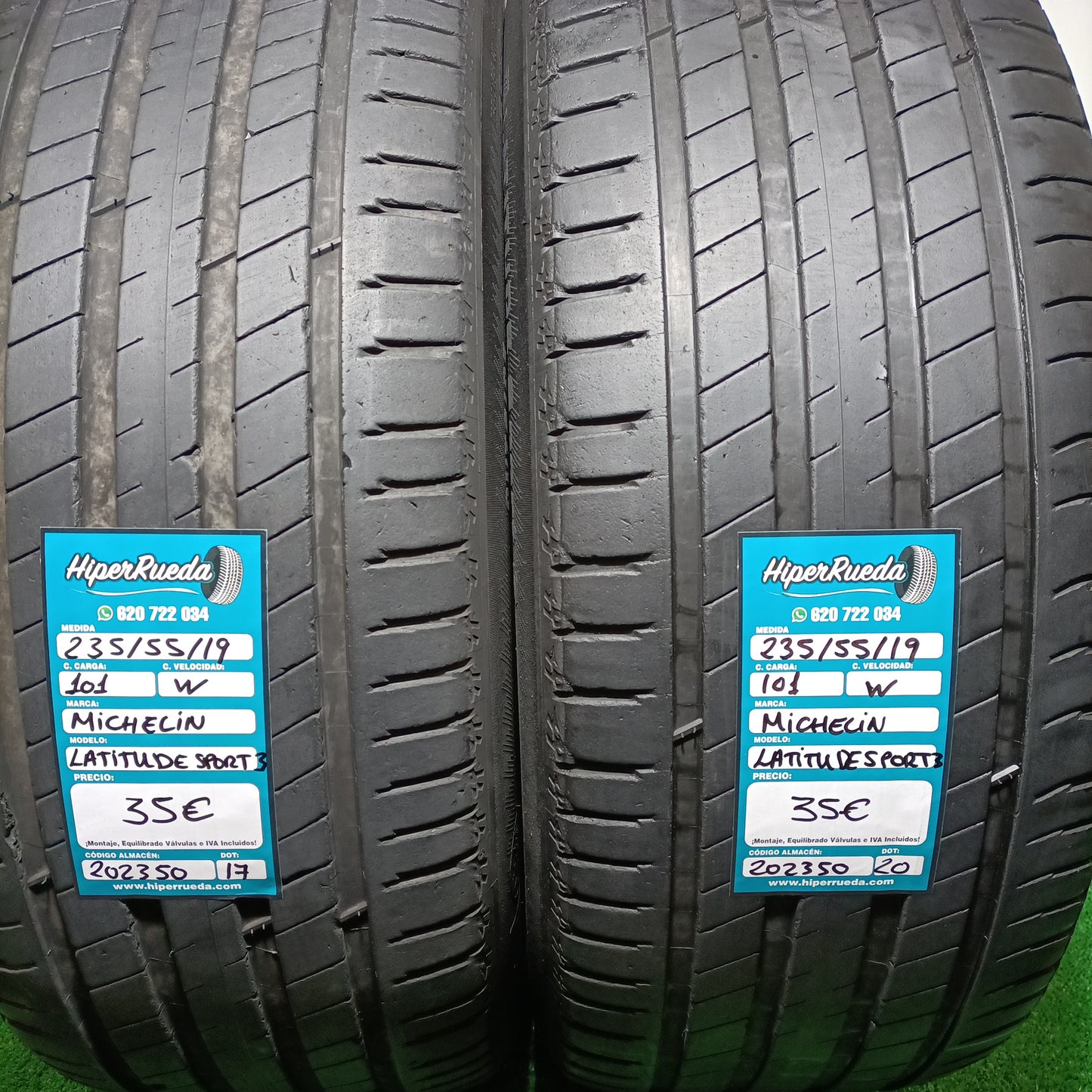 235 55 19 101W MICHELIN LATITUDE SPORT 3