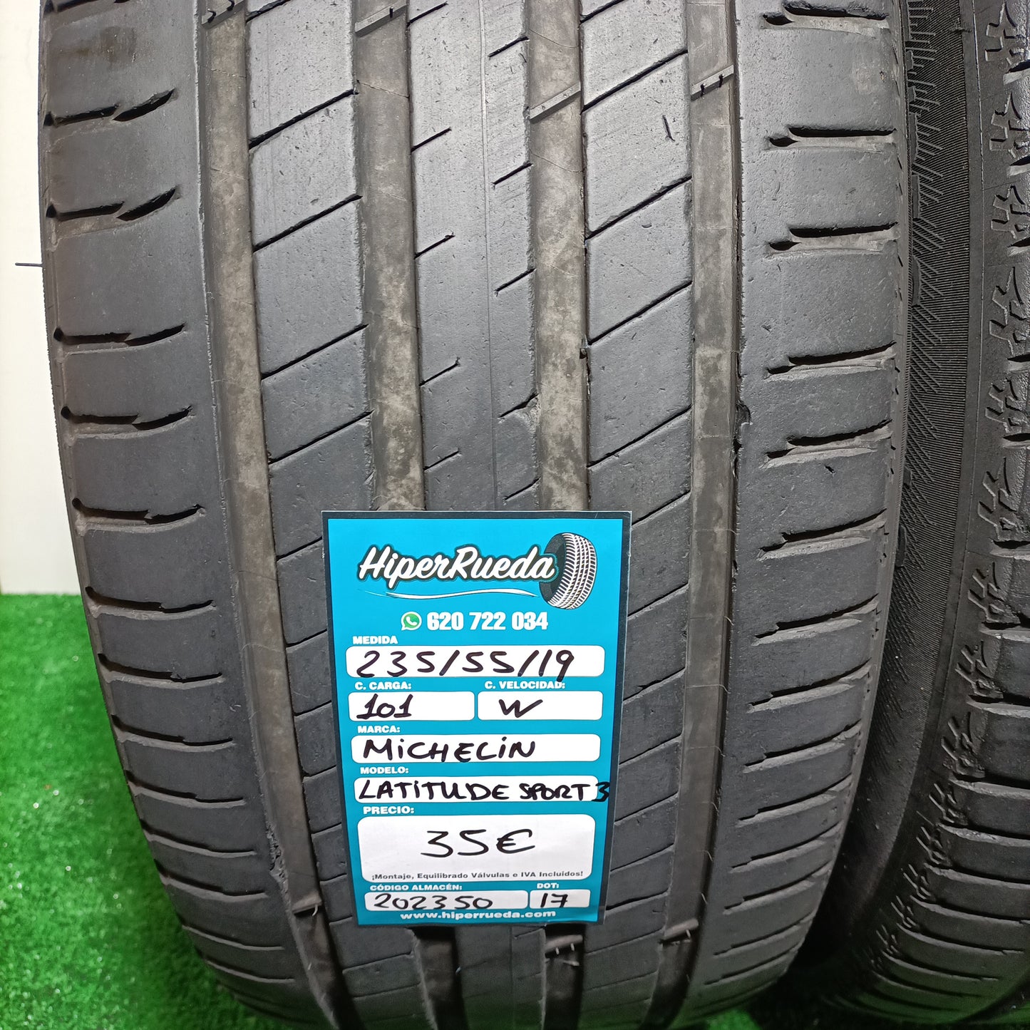 235 55 19 101W MICHELIN LATITUDE SPORT 3