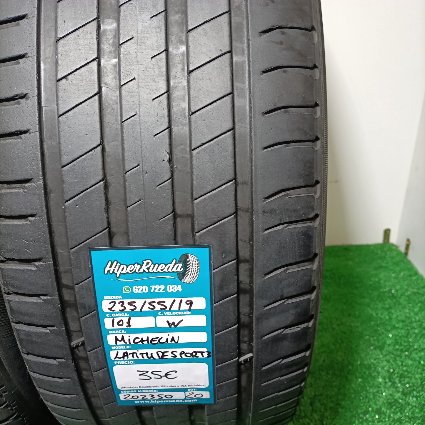 235 55 19 101W MICHELIN LATITUDE SPORT 3