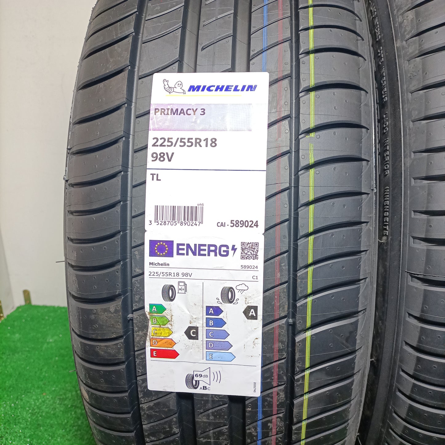 225 55 18 98V MICHELIN PRIMACY 3 /PRECIO UNIDAD,  ENVÍO GRATIS.