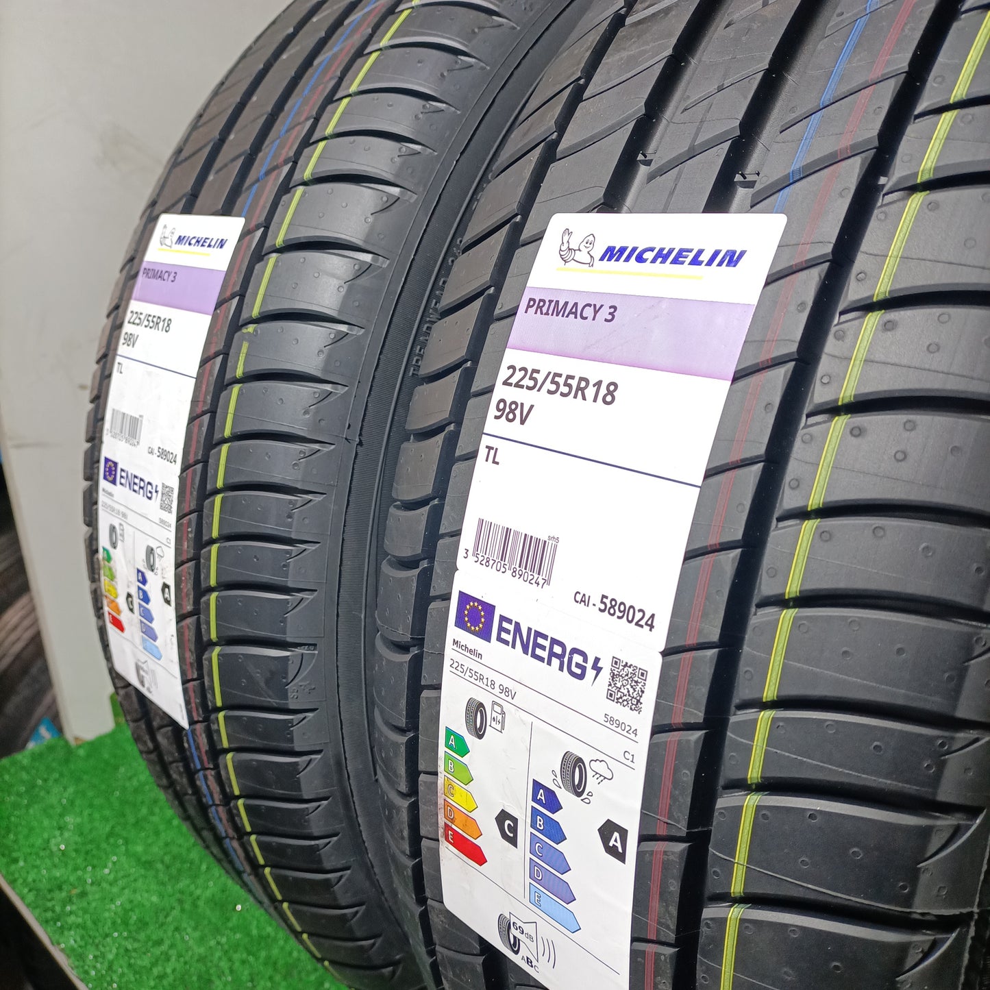 225 55 18 98V MICHELIN PRIMACY 3 /PRECIO UNIDAD,  ENVÍO GRATIS.